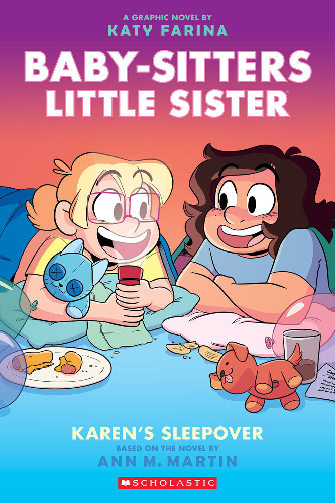 Book cover for Karen's Sleepover: A Graphic Novel (Baby-Sitters Little Sister #8)