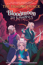Book cover for Bloodmoon Huntress: A Graphic Novel (the Dragon Prince Graphic Novel #2)