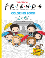 Book cover for The Official Friends Coloring Book: The One with 100 Images to Color!