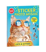 Book cover for Sticker Photo Mosaic: Cats & Kittens