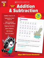 Book cover for Scholastic Success with Addition & Subtraction Grade 2 Workbook