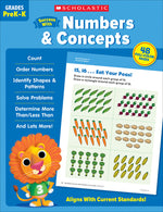 Book cover for Scholastic Success with Numbers & Concepts Workbook