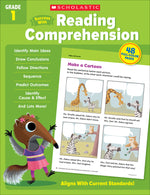 Book cover for Scholastic Success with Reading Comprehension Grade 1 Workbook