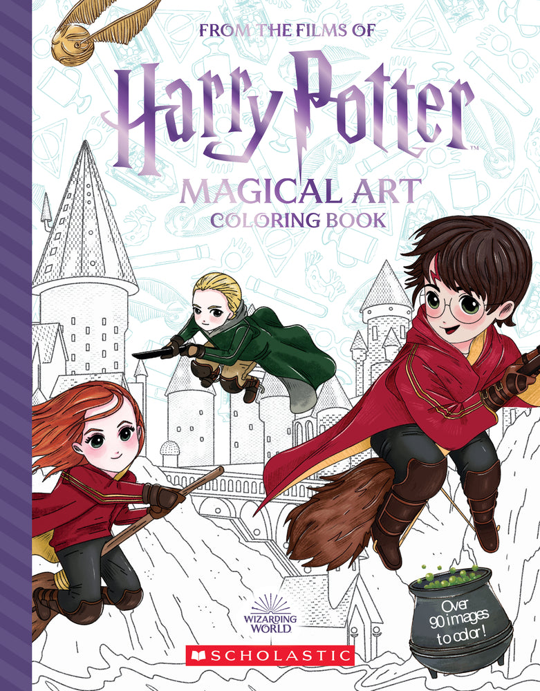 Book cover for Magical Art Coloring Book (Harry Potter)