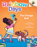 Book cover for The Orange Wall: An Acorn Book (Rainbow Days #3)