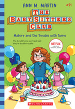 Book cover for Mallory and the Trouble with Twins (the Baby-Sitters Club #21)