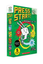 Book cover for Press Start!, Books 1-5: A Branches Box Set