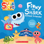 Book cover for Finny the Shark: School Friends! (Super Simple Storybooks)