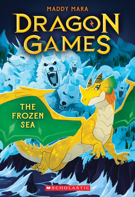 Book cover for The Frozen Sea (Dragon Games #2)