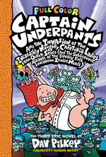 Book cover for Captain Underpants and the Invasion of the Incredibly Naughty Cafeteria Ladies from Outer Space: Color Edition (Captain Underpants #3)