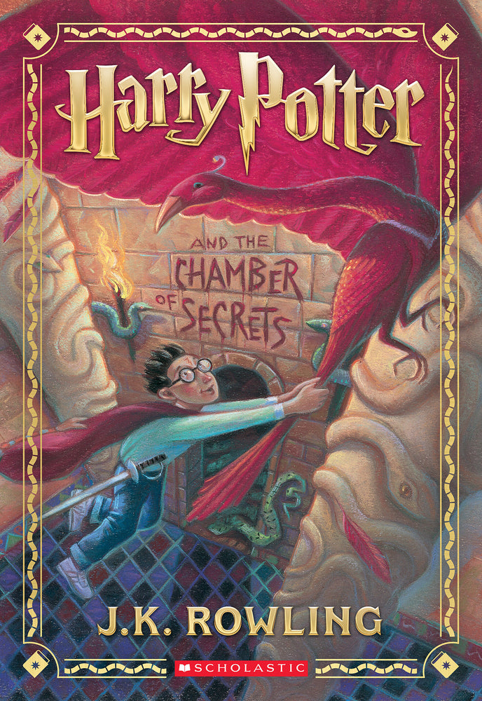 Book cover for Harry Potter and the Chamber of Secrets (Harry Potter, Book 2)