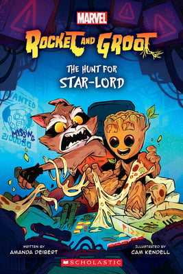 Book cover for Hunt for Star-Lord: A Graphix Book (Marvel's Rocket and Groot)