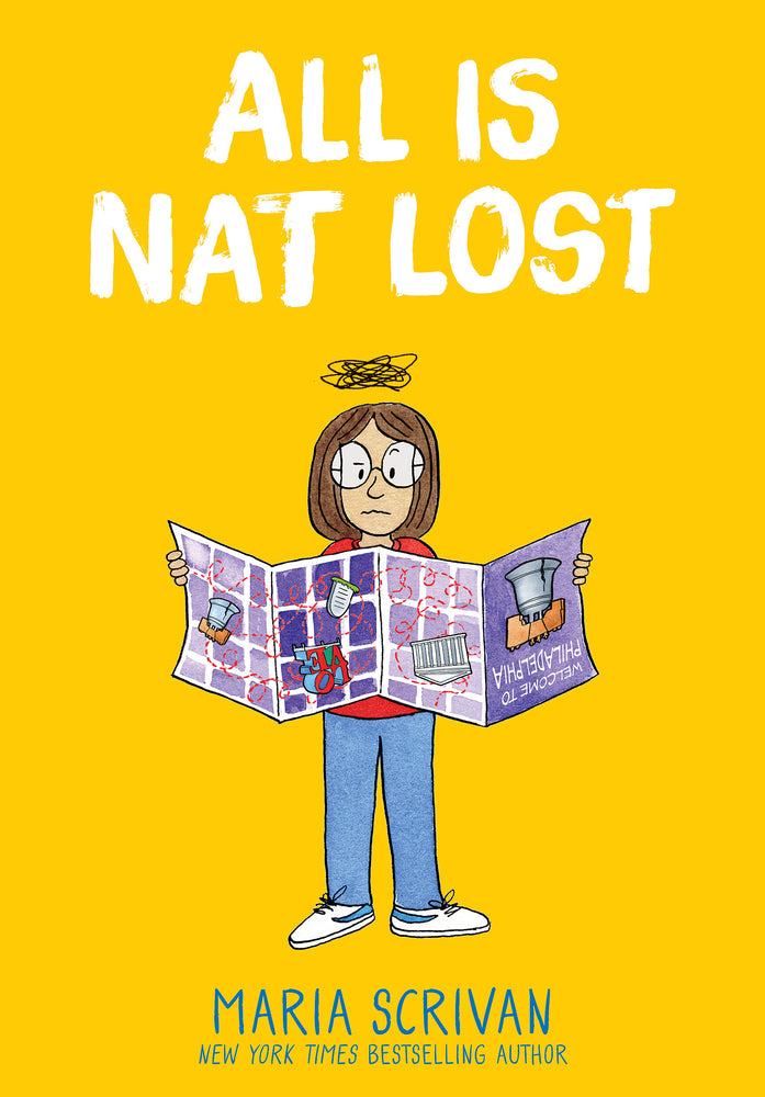 Book cover for All Is Nat Lost: A Graphic Novel (Nat Enough #5)