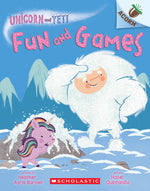 Book cover for Fun and Games: An Acorn Book (Unicorn and Yeti #8)