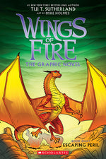 Book cover for Escaping Peril: A Graphic Novel (Wings of Fire Graphic Novel #8)