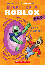 Book cover for Zombie Invasion (Diary of a Roblox Pro #5: An Afk Book)