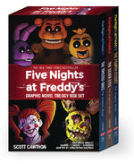 Book cover for Five Nights at Freddy's Graphic Novel Trilogy Box Set