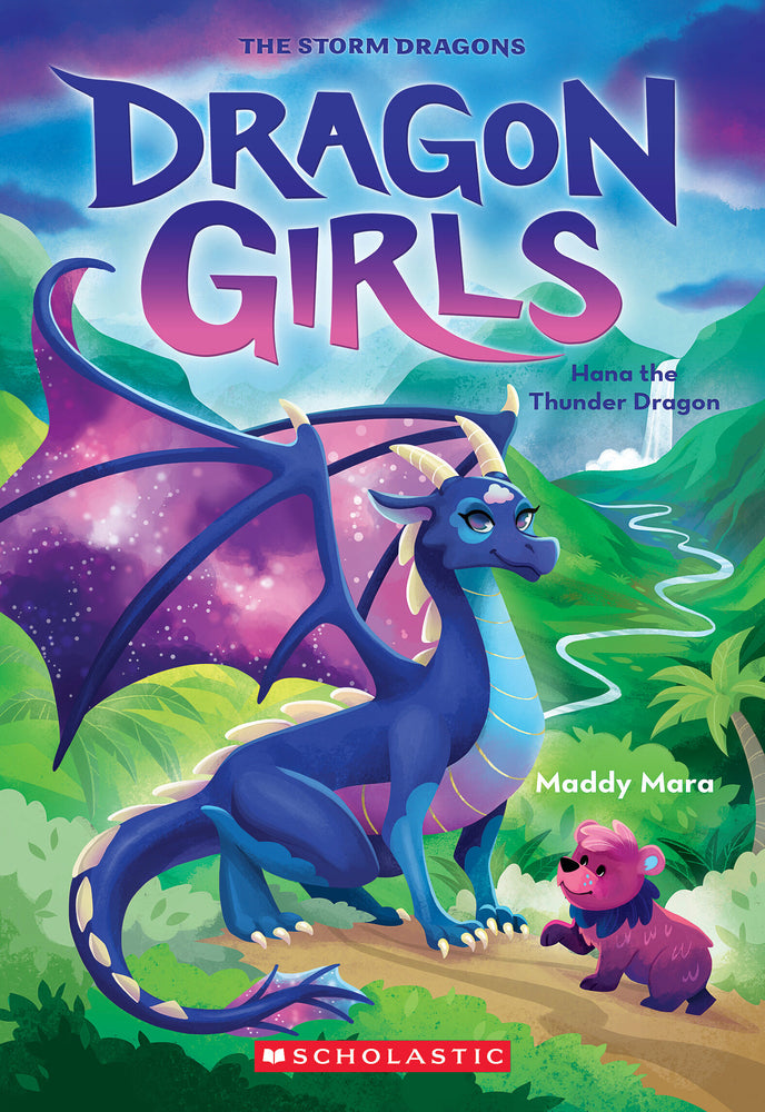 Book cover for Hana the Thunder Dragon (Dragon Girls #13)