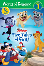 Book cover for World of Reading: Disney Junior: Five Tales of Fun!-Level 1 Reader Bindup