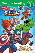 Book cover for World of Reading: Marvel Super Hero Adventures: These Are the Avengers-Level 1