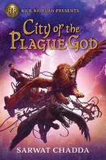 Book cover for Rick Riordan Presents City of the Plague God (the Adventures of Sik Aziz Book 1)