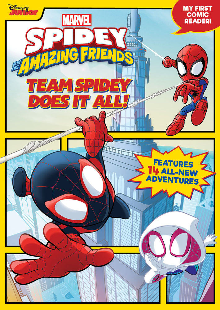 Book cover for Spidey and His Amazing Friends: Team Spidey Does It All!: My First Comic Reader!