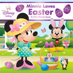 Book cover for Disney Baby: Minnie Loves Easter: A First Words Book