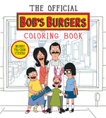 Book cover for The Official Bob's Burgers Coloring Book