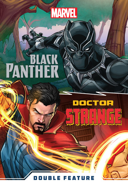 Book cover for Marvel Double Feature: Black Panther and Doctor Strange