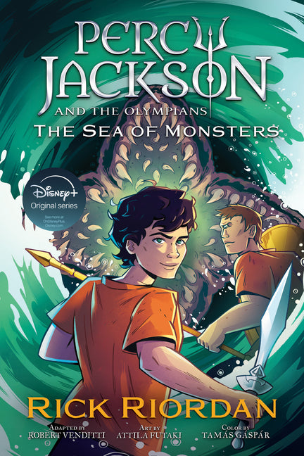 Book cover for Percy Jackson and the Olympians the Sea of Monsters the Graphic Novel (Paperback)