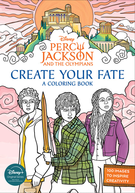 Book cover for Percy Jackson and the Olympians: Create Your Fate: A Coloring Book
