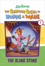 Book cover for Curious Cases of Hopps & Wilde # 1: The Bling Sting (Disney Zootopia)