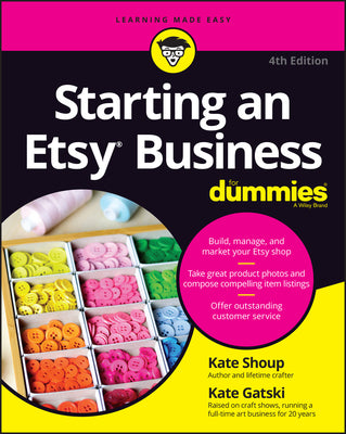Book cover for Starting an Etsy Business for Dummies