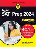 Book cover for Digital SAT Prep 2024 for Dummies: Book + 4 Practice Tests Online, Updated for the New Digital Format