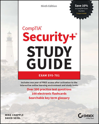 Book cover for Comptia Security+ Study Guide with Over 500 Practice Test Questions: Exam Sy0-701