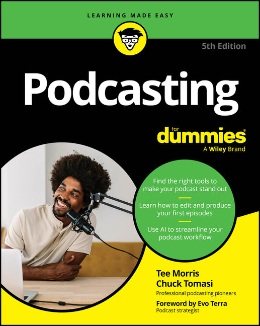 Book cover for Podcasting for Dummies