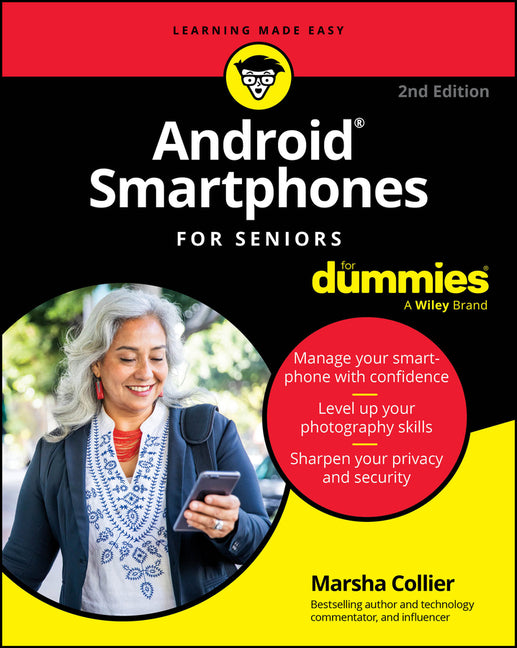 Book cover for Android Smartphones for Seniors for Dummies