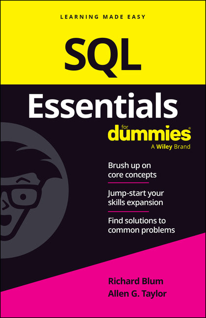 Book cover for SQL Essentials for Dummies