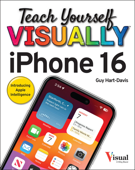 Book cover for Teach Yourself Visually iPhone 16