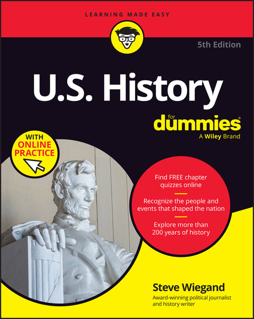 Book cover for U.S. History for Dummies, 5th Edition (+ Chapter Quizzes Online)