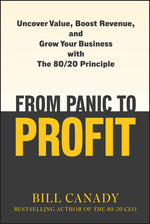 Book cover for From Panic to Profit: Uncover Value, Boost Revenue, and Grow Your Business with the 80/20 Principle