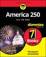 Book cover for America 250 All-In-One for Dummies