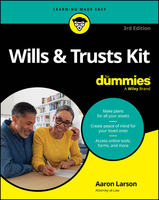 Book cover for Wills & Trusts Kit for Dummies