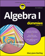 Book cover for Algebra I for Dummies
