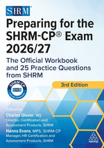 Book cover for Preparing for the Shrm-Cp(r) Exam 2026/27: The Official Workbook and 25 Practice Questions from Shrm