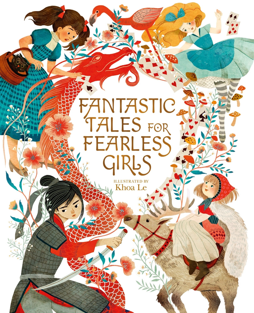 Book cover for Fantastic Tales for Fearless Girls: 31 Inspirational Stories from Around the World