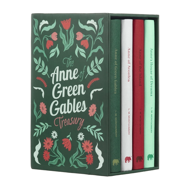 Book cover for Anne of Green Gables Treasury: Deluxe 4-Book Hardcover Boxed Set