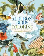Book cover for Audubon Birds Coloring Kit: Includes a 64-Page Book, 6 Frameable Coloring Prints and 10 Pencils