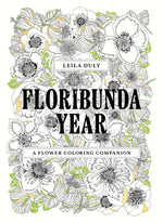 Book cover for Floribunda Year: A Flower Colouring Companion