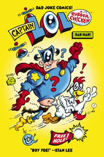 Book cover for Captain Lol and Rubber Chicken: Har Har (Dad Joke Comics)